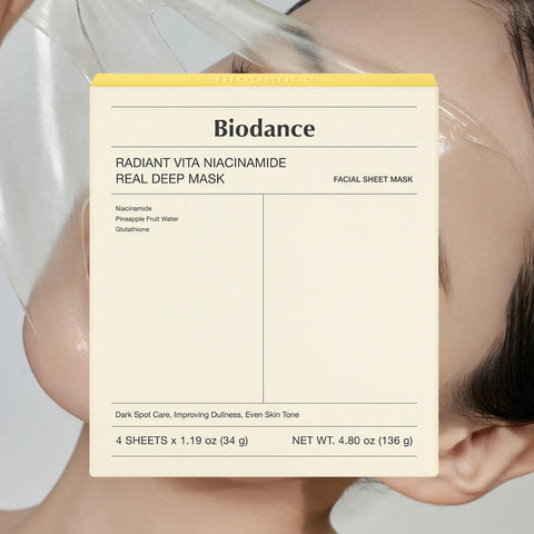 BIODANCE RADIANT VITA NIACINAMIDE REAL DEEP SHET MASK ( 1 MASK )