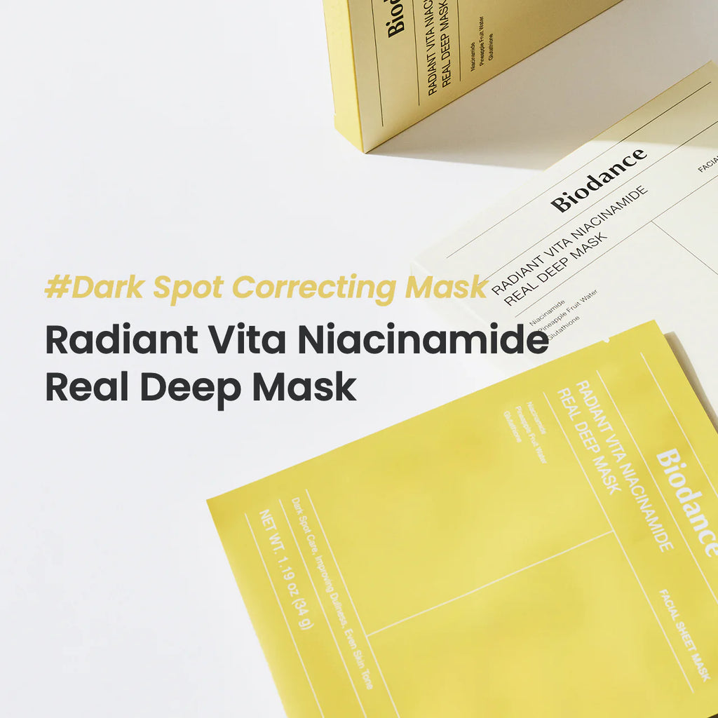 BIODANCE RADIANT VITA NIACINAMIDE REAL DEEP SHET MASK ( 1 MASK )