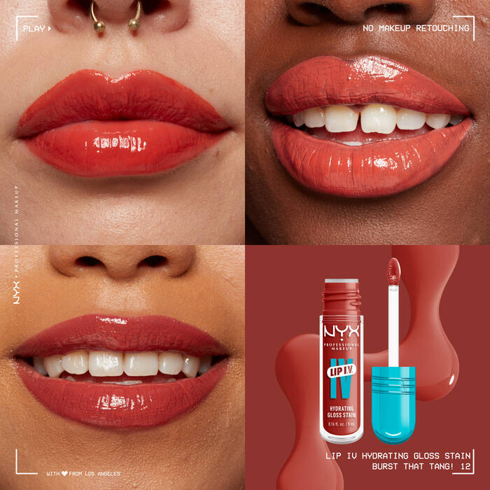 NYX Lip I.V. Hydrating Lip Gloss Stain