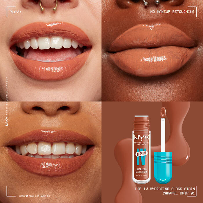 NYX Lip I.V. Hydrating Lip Gloss Stain