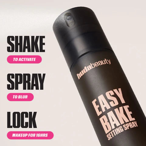 HUDA BEAUTY EASY BAKE SETTING SPRAY WITH 16-HOUR WEAR - 100ML