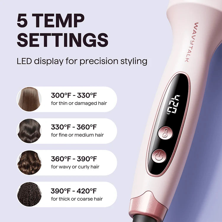 WAVYTALK - Blowout Boost Ionic Thermal Brush (Pink)